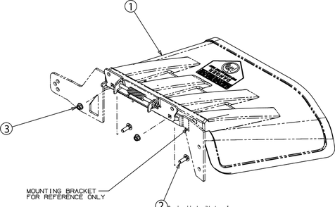 Deck Chute Diagram and Parts List for Z-FORCELX54KW (17AIDAUC010)(2016) Cub Cadet Lawn Tractor